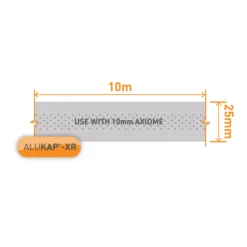 ALUKAP-XR Aluminium Silver Effect Anti-dust Tape (L)10m (W)25mm -Hammerite Store alukap xr aluminium silver effect anti dust tape l 10m w 25mm5060865934006 01t bq