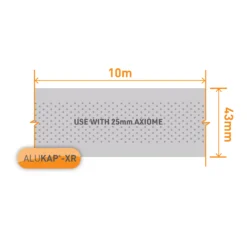ALUKAP-XR Aluminium Silver Effect Anti-dust Tape (L)10m (W)43mm 9 ALUKAP-XR Aluminium Silver Effect Anti-dust Tape (L)10m (W)43mm -Hammerite Store alukap xr aluminium silver effect anti dust tape l 10m w 43mm5060865934020 01t bq
