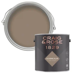Craig & Rose 1829 Neutrals Chalky Emulsion Paint, 2.5L