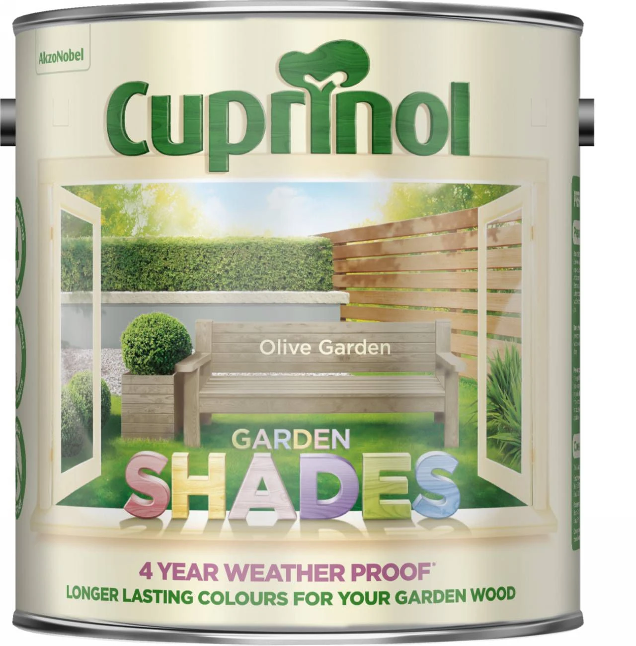 Cuprinol Garden Shades Olive Garden Matt Multi-surface Exterior Wood Paint, 2.5L 4 Cuprinol Garden Shades Olive Garden Matt Multi-surface Exterior Wood Paint, 2.5L - Image 2