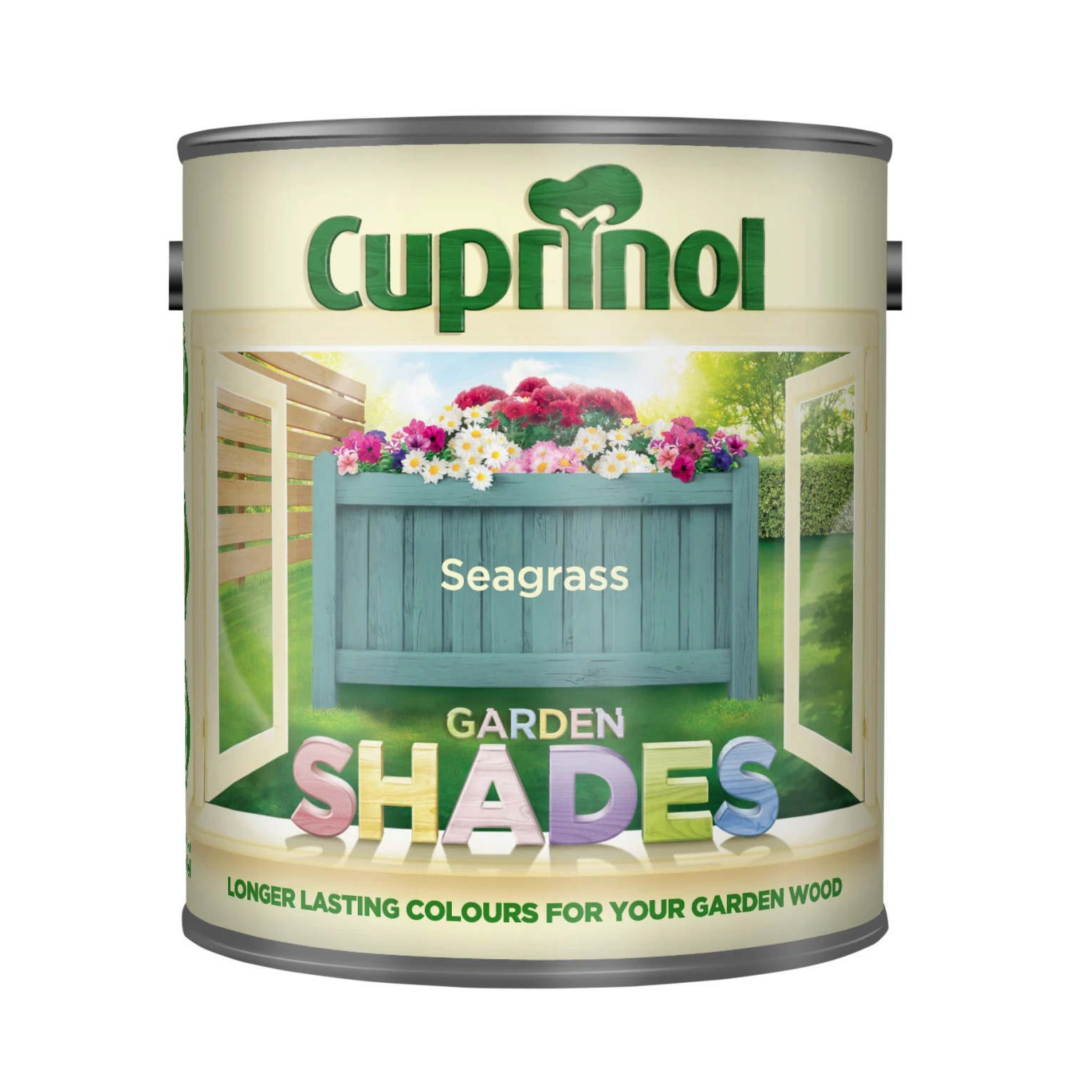 Cuprinol Garden Shades Seagrass Matt Multi-surface Exterior Wood Paint, 1L 4 Cuprinol Garden Shades Seagrass Matt Multi-surface Exterior Wood Paint, 1L - Image 2
