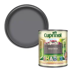 Cuprinol Garden Shades Silver Birch Matt Multi-surface Exterior Wood Paint, 1L