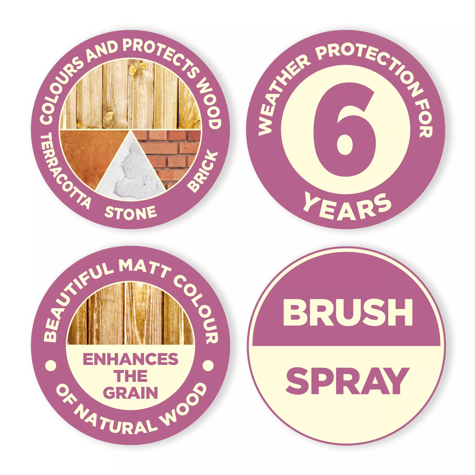 Cuprinol Garden Shades Summer Damson Matt Multi-surface Exterior Wood Paint, 2.5L 9 Cuprinol Garden Shades Summer Damson Matt Multi-surface Exterior Wood Paint, 2.5L - Image 7