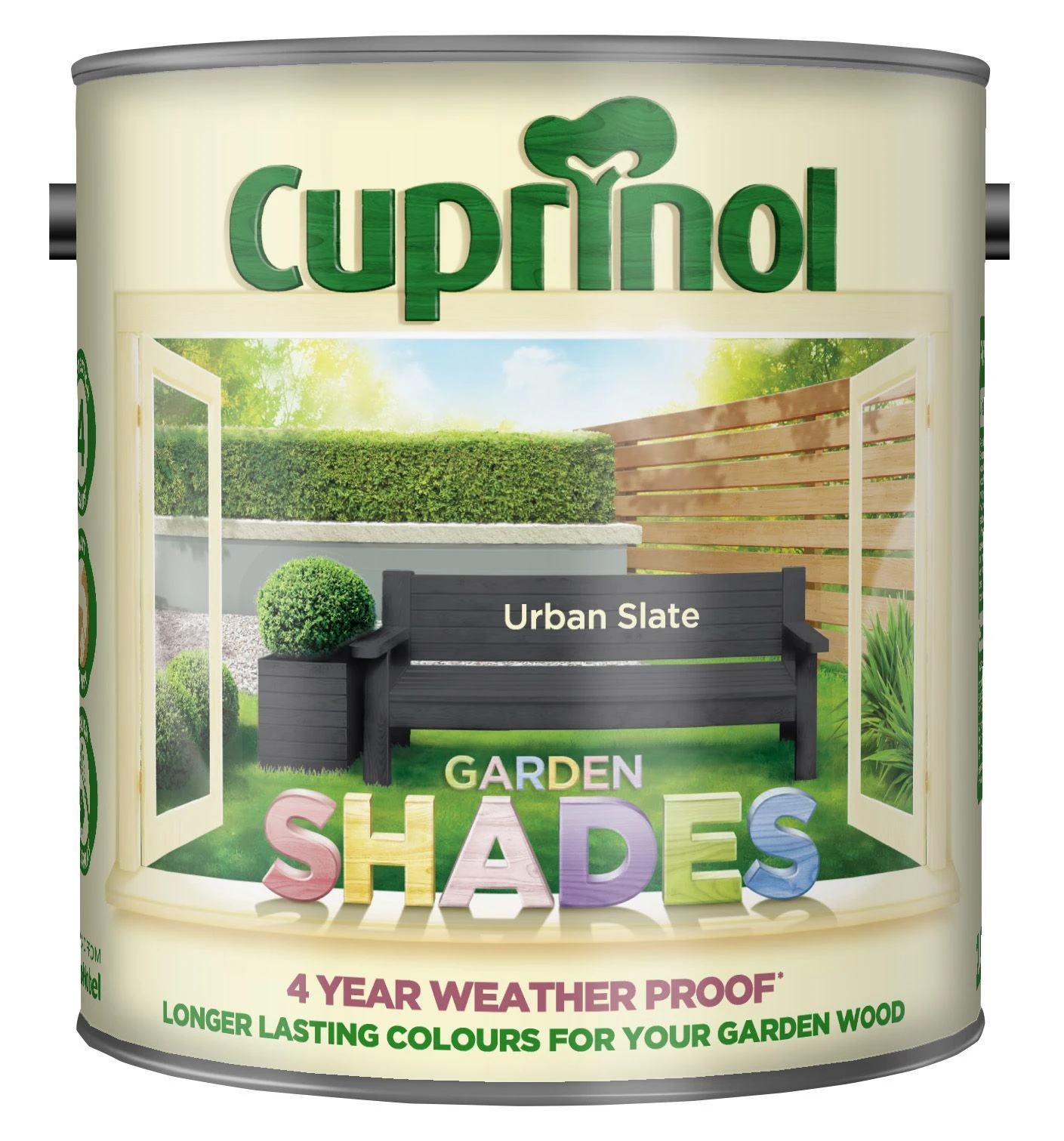 Cuprinol Garden Shades Urban Slate Matt Exterior Wood Paint, 2.5L 4 Cuprinol Garden Shades Urban Slate Matt Exterior Wood Paint, 2.5L - Image 2