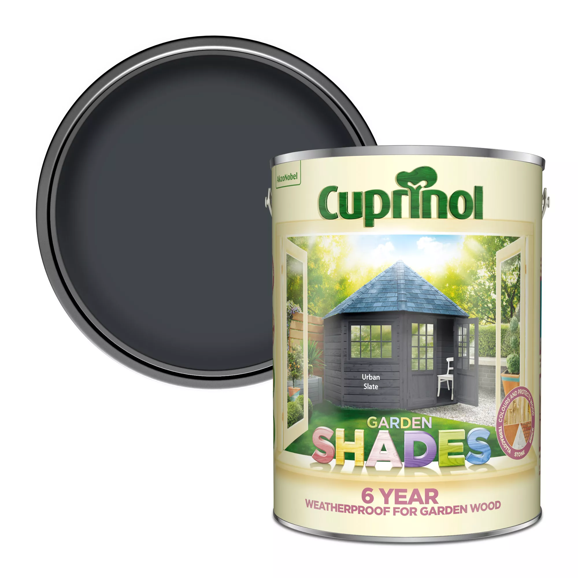 Cuprinol Garden Shades Urban Slate Matt Exterior Wood Paint, 5L 3 Cuprinol Garden Shades Urban Slate Matt Exterior Wood Paint, 5L