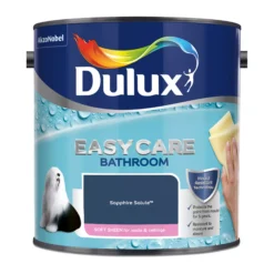 Dulux Easycare Bathroom Sapphire Salute Soft Sheen Wall Paint, 2.5L 10 Dulux Easycare Bathroom Sapphire Salute Soft Sheen Wall Paint, 2.5L -Hammerite Store dulux easycare bathroom sapphire salute soft sheen wall paint 2 5l5010212668566 08c bq