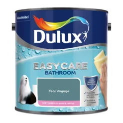 Dulux Easycare Bathroom Teal Voyage Soft Sheen Wall Paint, 2.5L 10 Dulux Easycare Bathroom Teal Voyage Soft Sheen Wall Paint, 2.5L -Hammerite Store dulux easycare bathroom teal voyage soft sheen wall paint 2 5l5010212668603 08c bq