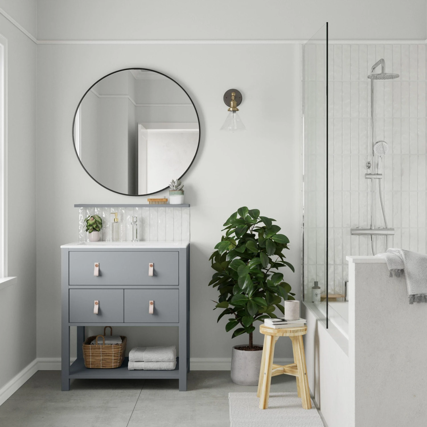 Dulux Easycare Bathroom White Mist Soft Sheen Wall Paint, 2.5L 6 Dulux Easycare Bathroom White Mist Soft Sheen Wall Paint, 2.5L - Image 4