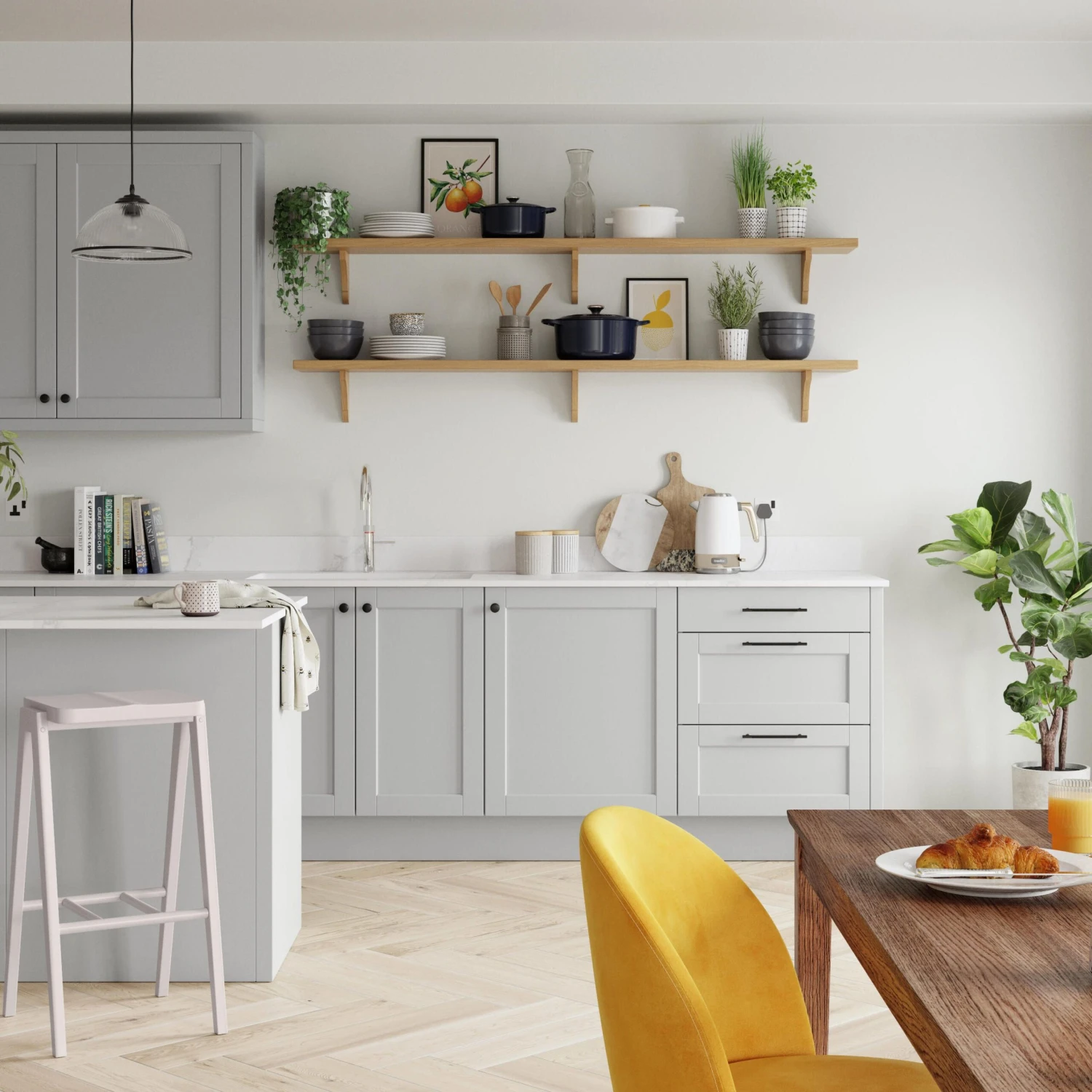 Dulux Easycare Kitchen White Mist Matt Wall Paint, 2.5L 6 Dulux Easycare Kitchen White Mist Matt Wall Paint, 2.5L - Image 4