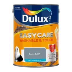 Dulux Easycare Washable & Tough Denim Drift Matt Wall Paint, 5L -Hammerite Store dulux easycare washable tough denim drift matt wall paint 5l5010212659441 08c bq