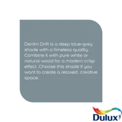 Dulux Easycare Washable & Tough Denim Drift Matt Wall Paint, 5L -Hammerite Store dulux easycare washable tough denim drift matt wall paint 5l5010212659441 36c bq