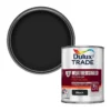 Dulux Trade Black Gloss Exterior Metal & Wood Paint, 1L -Hammerite Store dulux trade black gloss exterior metal wood paint 1l5010212569214 02c bq