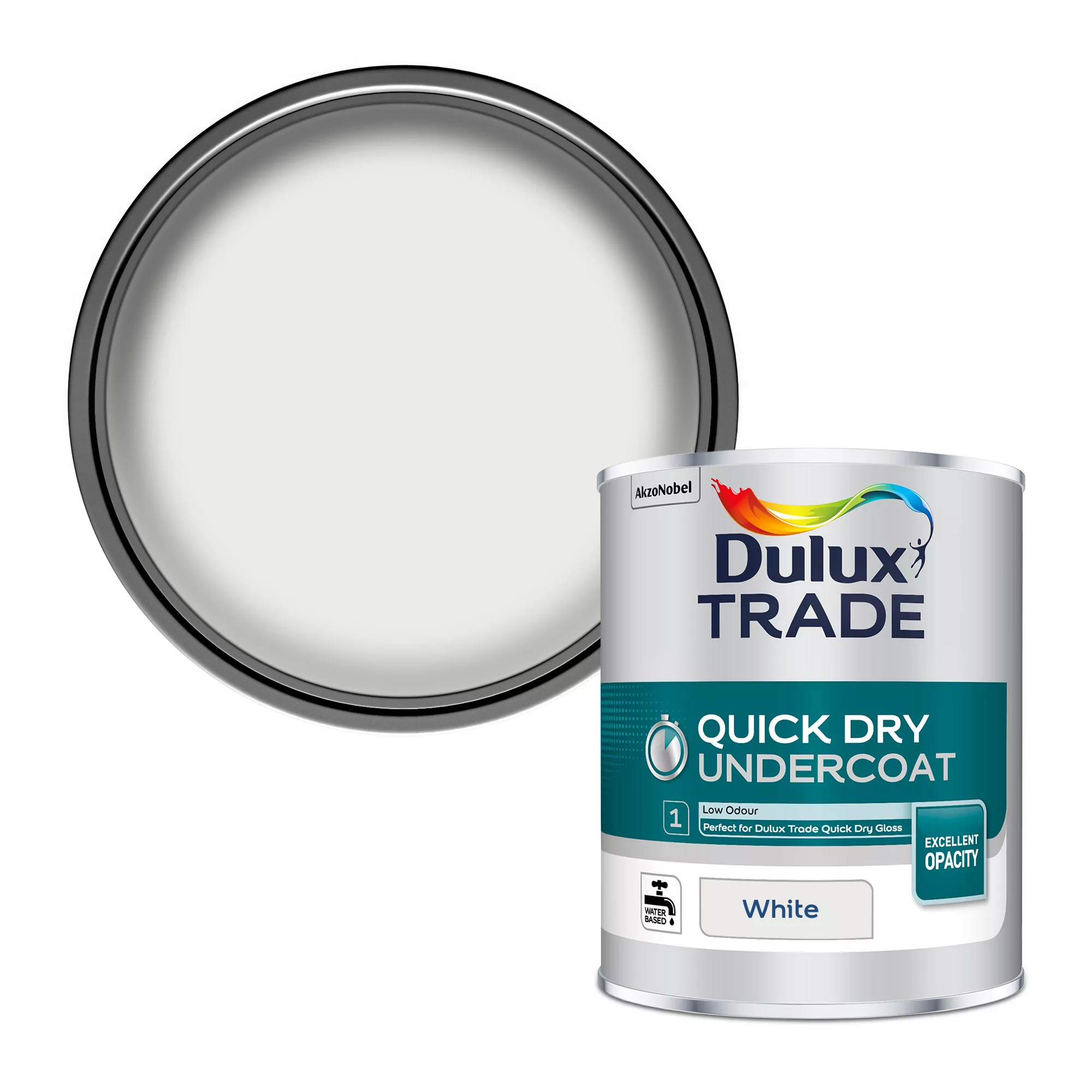Dulux Trade White Metal & Wood Undercoat, 1L 3 Dulux Trade White Metal & Wood Undercoat, 1L