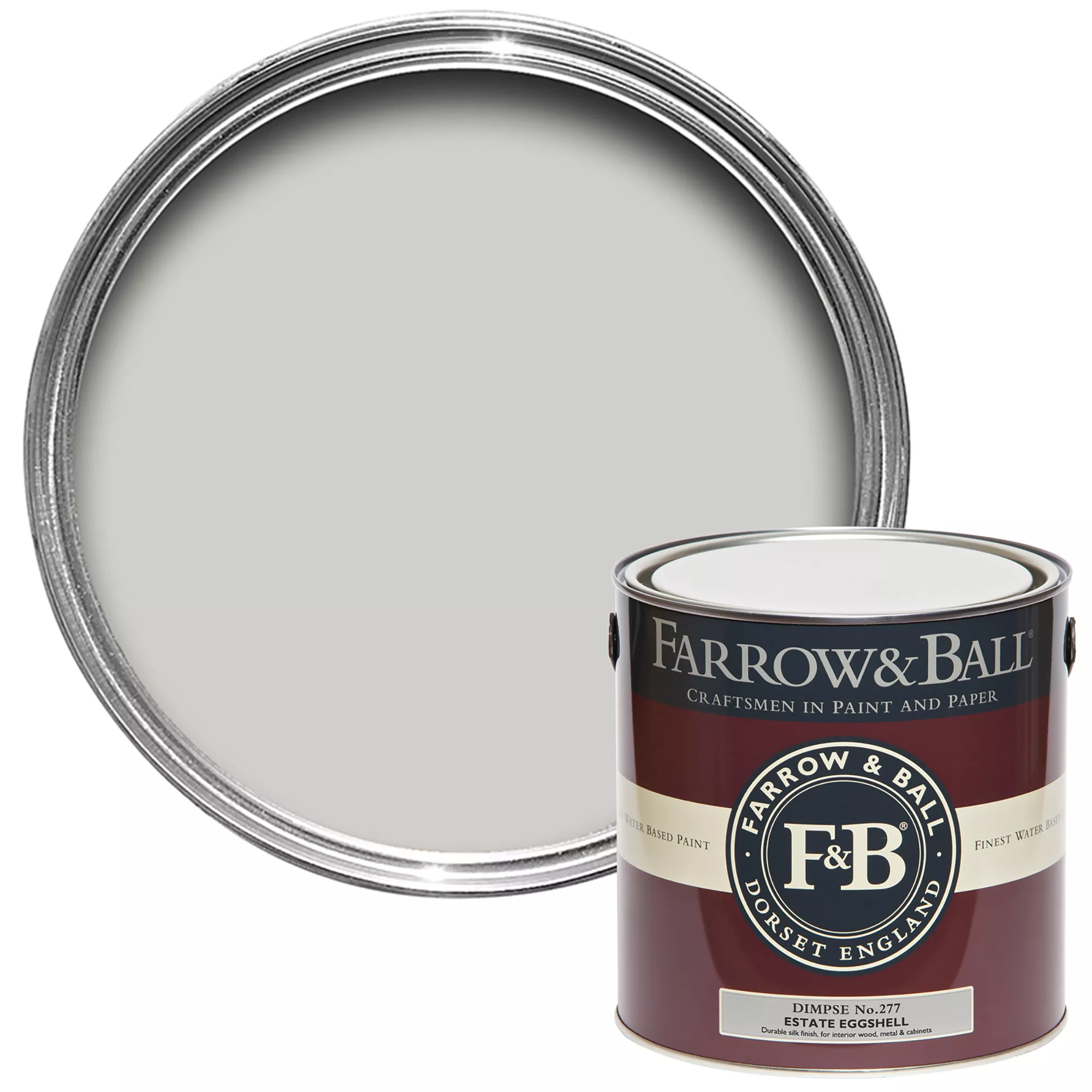 Farrow & Ball Estate Dimpse No.277 Eggshell Paint, 2.5L 3 Farrow & Ball Estate Dimpse No.277 Eggshell Paint, 2.5L