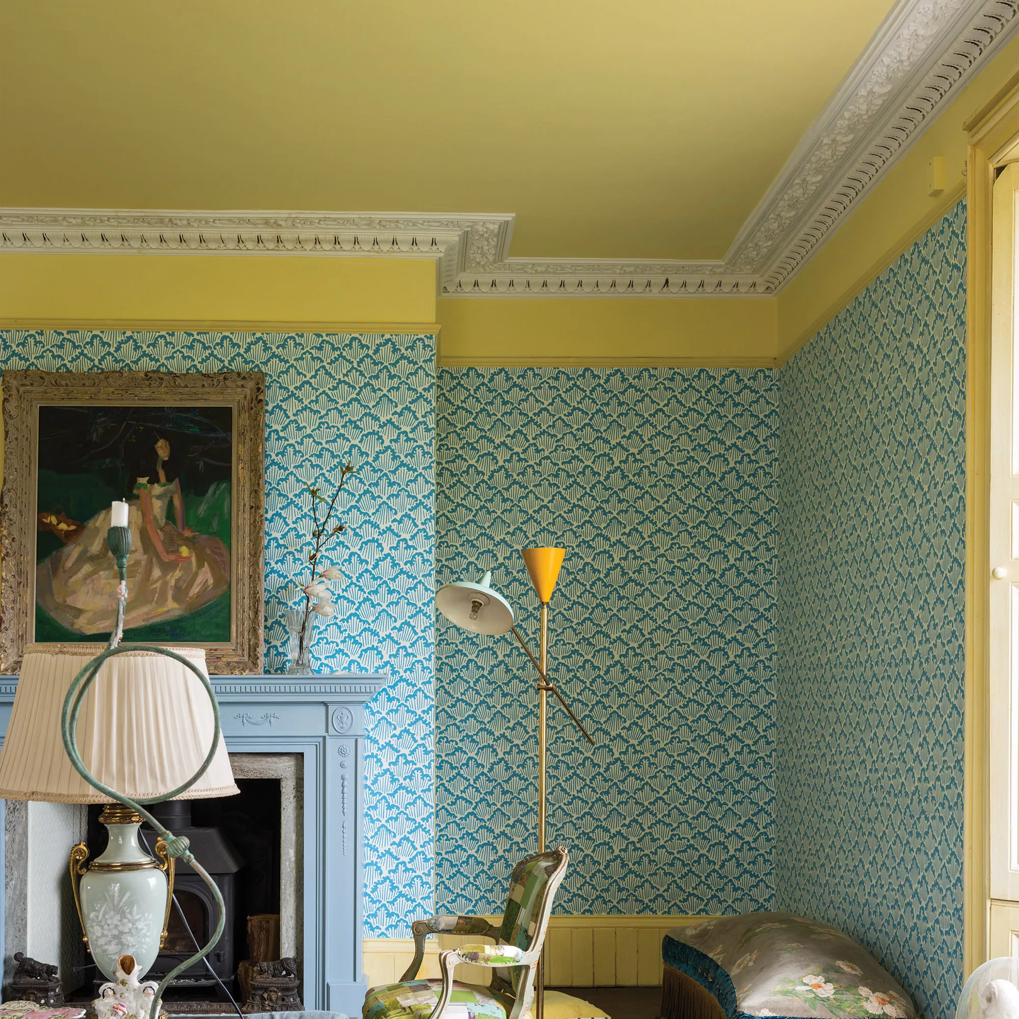 Farrow & Ball Modern Dayroom Yellow No.233 Eggshell Paint, 750ml 6 Farrow & Ball Modern Dayroom Yellow No.233 Eggshell Paint, 750ml - Image 4