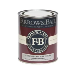 Farrow & Ball Modern Sulking Room Pink No.295 Eggshell Paint, 750ml -Hammerite Store farrow ball modern sulking room pink no 295 eggshell paint 750ml5051836277956 08c bq