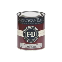 Farrow & Ball Paean Black No.294 Gloss Metal & Wood Paint, 750ml 8 Farrow & Ball Paean Black No.294 Gloss Metal & Wood Paint, 750ml -Hammerite Store farrow ball paean black no 294 gloss metal wood paint 750ml5051836057947 08c bq