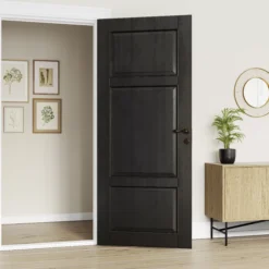 GoodHome Black Satin Multi-surface Furniture Wood Varnish, 750ml -Hammerite Store goodhome black satin multi surface furniture wood varnish 750ml5059340486703 01i