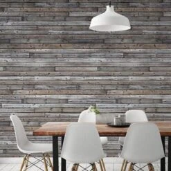 GoodHome Cardew Grey Wood Effect Matt Mural 10 GoodHome Cardew Grey Wood Effect Matt Mural -Hammerite Store goodhome cardew grey wood effect matt mural5059340410142 01i