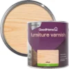GoodHome Clear Satin Multi-surface Furniture Wood Varnish, 2.5L -Hammerite Store goodhome clear satin multi surface furniture wood varnish 2 5l5059340486604 21c