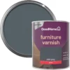 GoodHome Mid Grey Gloss Multi-surface Furniture Wood Varnish, 750ml 2 GoodHome Mid Grey Gloss Multi-surface Furniture Wood Varnish, 750ml -Hammerite Store goodhome mid grey gloss multi surface furniture wood varnish 750ml5059340486925 21c