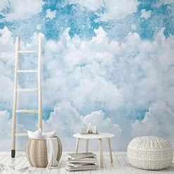 GoodHome Rowton Pale Blue Cloud Matt Mural -Hammerite Store goodhome rowton pale blue cloud matt mural5059340410371 01i