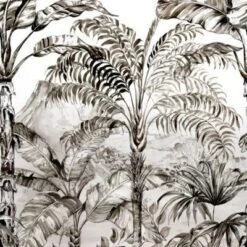 GoodHome Turman Black & White Tropical Matt Mural 11 GoodHome Turman Black & White Tropical Matt Mural -Hammerite Store goodhome turman black white tropical matt mural5059340411095 38c