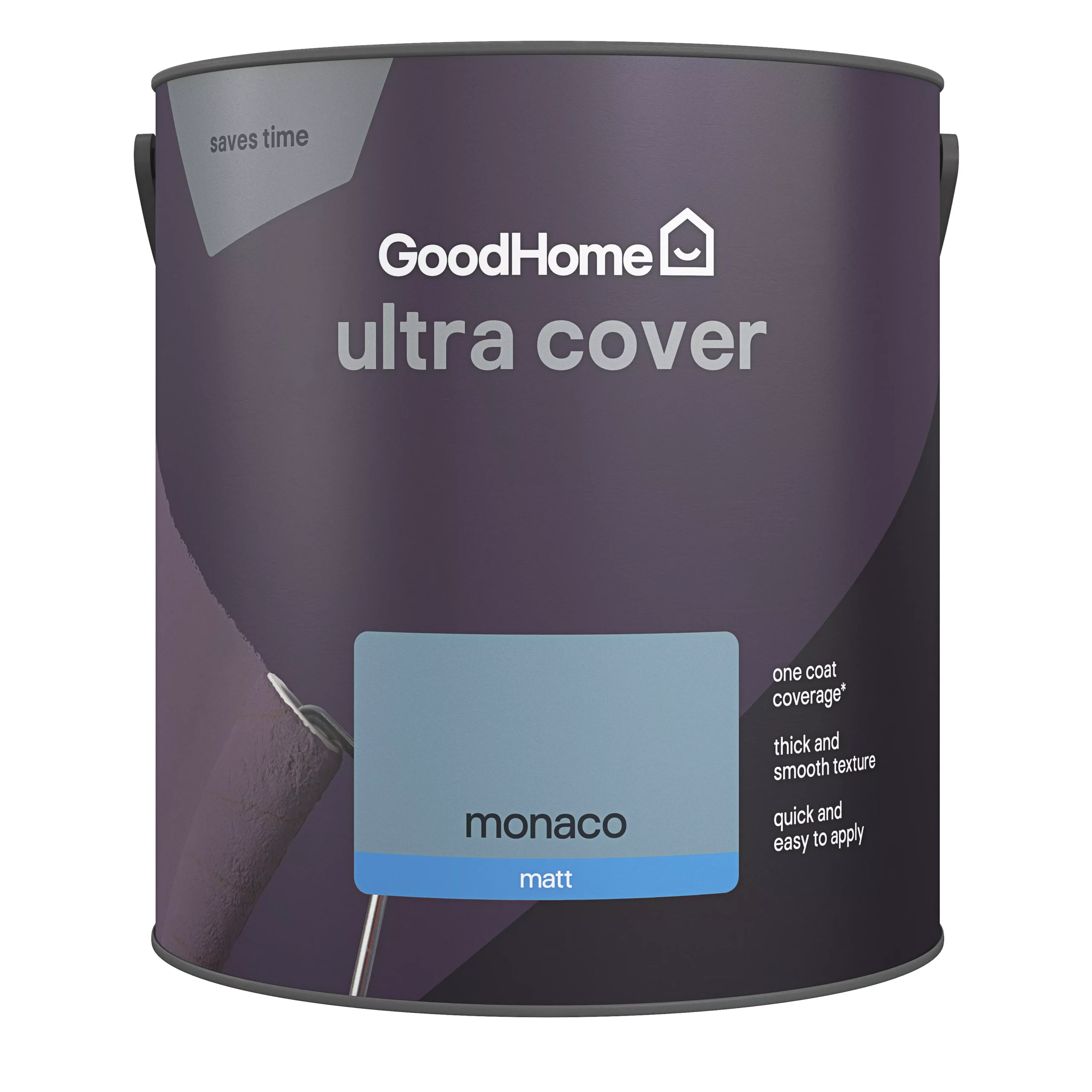 GoodHome Ultra Cover Monaco Matt Emulsion Paint, 2.5L 5 GoodHome Ultra Cover Monaco Matt Emulsion Paint, 2.5L - Image 3