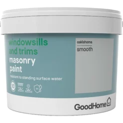 GoodHome Windowsills & Trims Oaklahoma Smooth Matt Masonry Paint, 2.5L -Hammerite Store goodhome windowsills trims oaklahoma smooth matt masonry paint 2 5l3663602520672 08c bq
