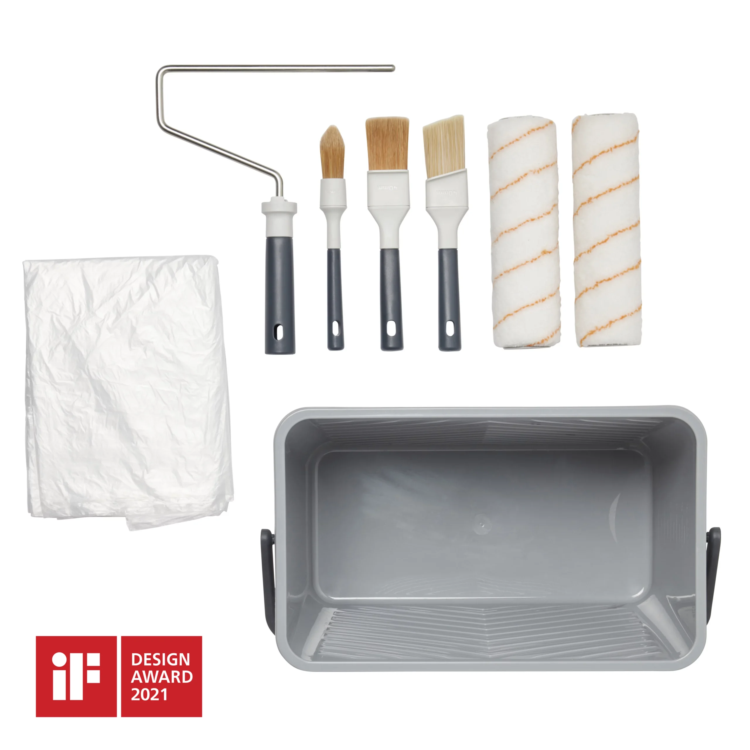 GoodHome Woven Polyester Medium Pile Decorating Set, 8 Pieces 4 GoodHome Woven Polyester Medium Pile Decorating Set, 8 Pieces - Image 2