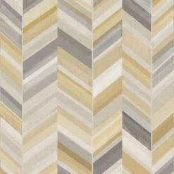 Grandeco Grey & Yellow Chevron Matt Mural -Hammerite Store grandeco grey yellow chevron matt mural5411012425142 02c bq