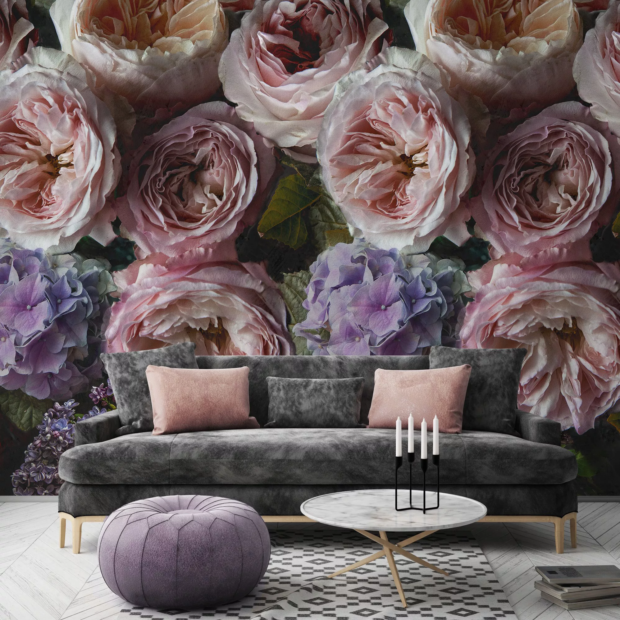 Grandeco Multicolour Floral Matt Mural 7 Grandeco Multicolour Floral Matt Mural - Image 5