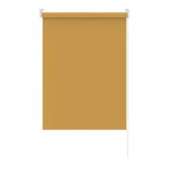 Halo Yellow Plain Daylight Roller Blind (W)90cm (L)180cm