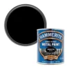 Hammerite Black Gloss Metal Paint, 750ml 2 Hammerite Black Gloss Metal Paint, 750ml -Hammerite Store hammerite black gloss metal paint 750ml5011867220161 02c bq