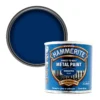 Hammerite Blue Gloss Metal Paint, 250ml -Hammerite Store hammerite blue gloss metal paint 250ml5011867224015 02c bq