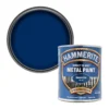 Hammerite Blue Gloss Metal Paint, 750ml 1 Hammerite Blue Gloss Metal Paint, 750ml -Hammerite Store hammerite blue gloss metal paint 750ml5011867009353 02c bq