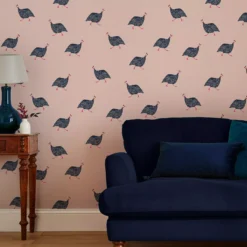 Joules Blush Pink Guinea Fowl Smooth Wallpaper 11 Joules Blush Pink Guinea Fowl Smooth Wallpaper -Hammerite Store joules blush pink guinea fowl smooth wallpaper5011583526783 20i bq