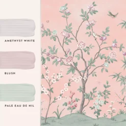 Laura Ashley Eglantine Blush Trail Matt Mural -Hammerite Store laura ashley eglantine blush trail matt mural5011583468779 03t