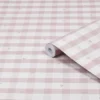 Laura Ashley Gingham Pale Amethyst Purple Kids Smooth Wallpaper -Hammerite Store laura ashley gingham pale amethyst purple kids smooth wallpaper5011583546446 36c bq