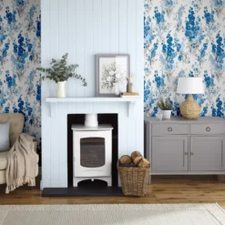 Laura Ashley Stocks Blue Sky Floral Smooth Wallpaper 10 Laura Ashley Stocks Blue Sky Floral Smooth Wallpaper -Hammerite Store laura ashley stocks blue sky floral smooth wallpaper5011583492835 20i bq
