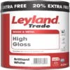 Leyland Trade Pure Brilliant White Gloss Metal & Wood Paint, 3L 1 Leyland Trade Pure Brilliant White Gloss Metal & Wood Paint, 3L -Hammerite Store leyland trade pure brilliant white gloss metal wood paint 3l5010426778037 02c bq