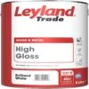 Leyland Trade Pure Brilliant White Gloss Metal & Wood Paint, 5L -Hammerite Store leyland trade pure brilliant white gloss metal wood paint 5l5010426773209 02c bq
