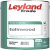Leyland Trade Pure Brilliant White Satinwood Metal & Wood Paint, 5L -Hammerite Store leyland trade pure brilliant white satinwood metal wood paint 5l5010426809847 02c bq