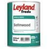Leyland Trade Pure Brilliant White Satinwood Metal & Wood Paint, 750ml -Hammerite Store leyland trade pure brilliant white satinwood metal wood paint 750ml5010426773049 02c bq
