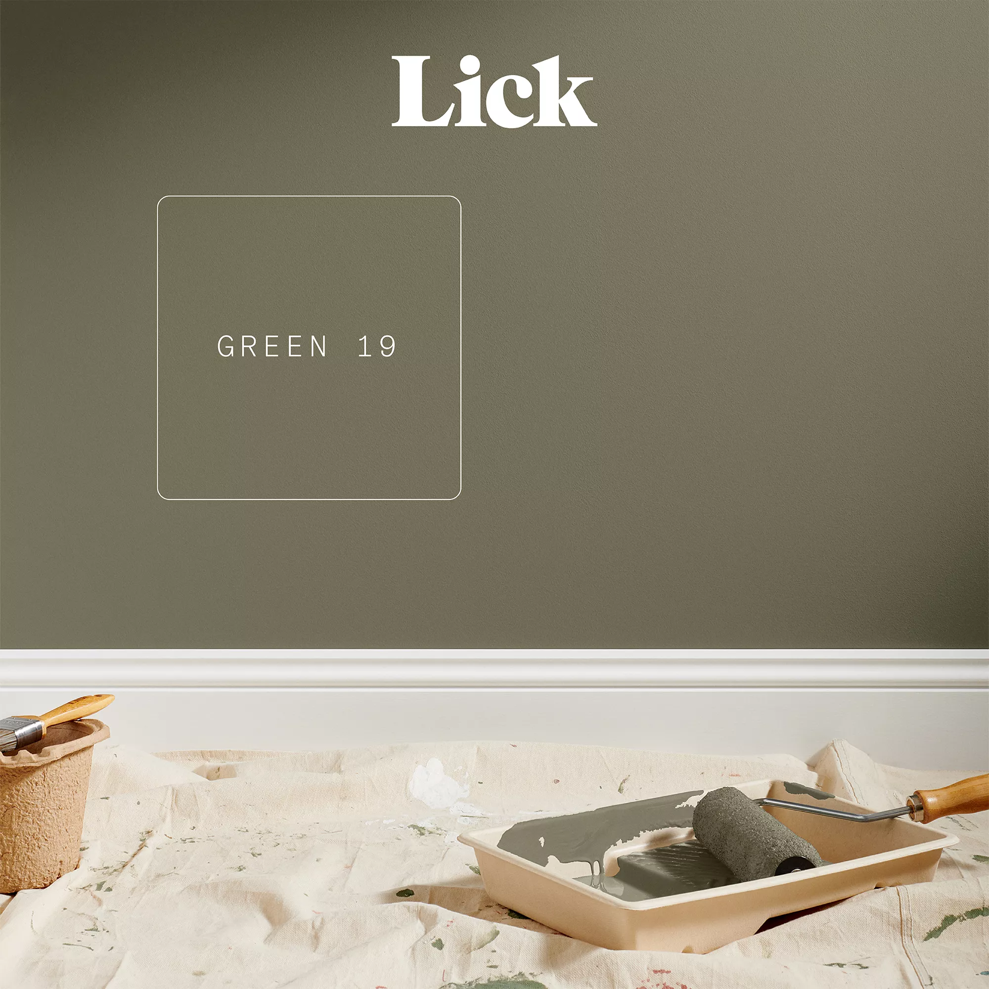 Lick Green 19 Eggshell Emulsion Paint, 2.5L 5 Lick Green 19 Eggshell Emulsion Paint, 2.5L - Image 3