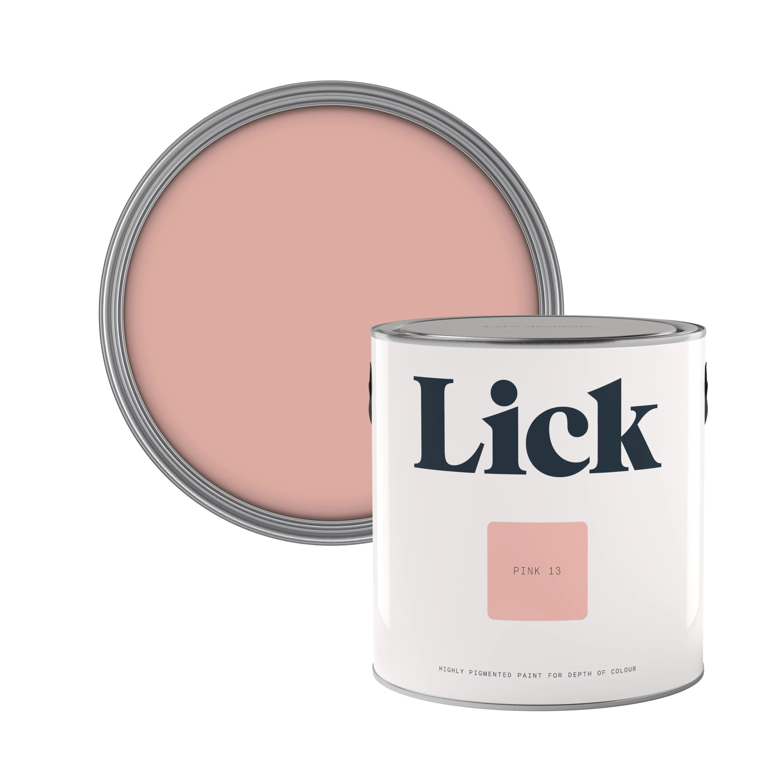 Lick Pink 13 Eggshell Emulsion Paint, 2.5L 3 Lick Pink 13 Eggshell Emulsion Paint, 2.5L