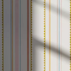Lick White, Pink, Yellow & Blue Zig Zag 02 Smooth Wallpaper