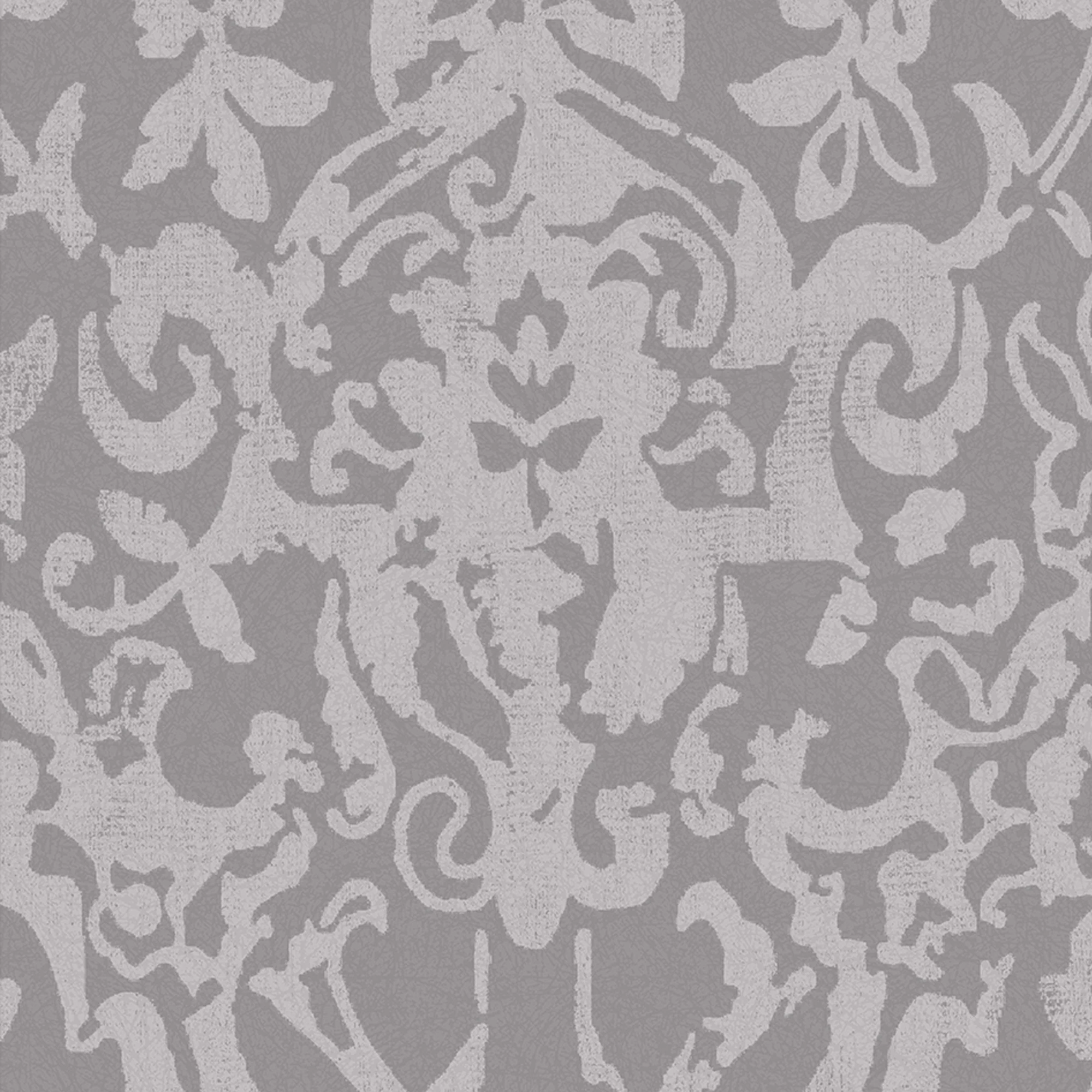 Next Majestic Damask Grey Metallic Effect Smooth Wallpaper 5 Next Majestic Damask Grey Metallic Effect Smooth Wallpaper - Image 3