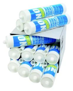 No Nonsense Silicone White Silicone-based Bathroom & Kitchen Sanitary Sealant, 310ml, Pack Of 12 -Hammerite Store no nonsense silicone white silicone based bathroom kitchen sanitary sealant 310ml pack of 1201052695 22c