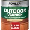 Ronseal Clear Gloss Wood Varnish, 0.25L 2 Ronseal Clear Gloss Wood Varnish, 0.25L -Hammerite Store ronseal clear gloss wood varnish 0 25l5010214809134 08c bq
